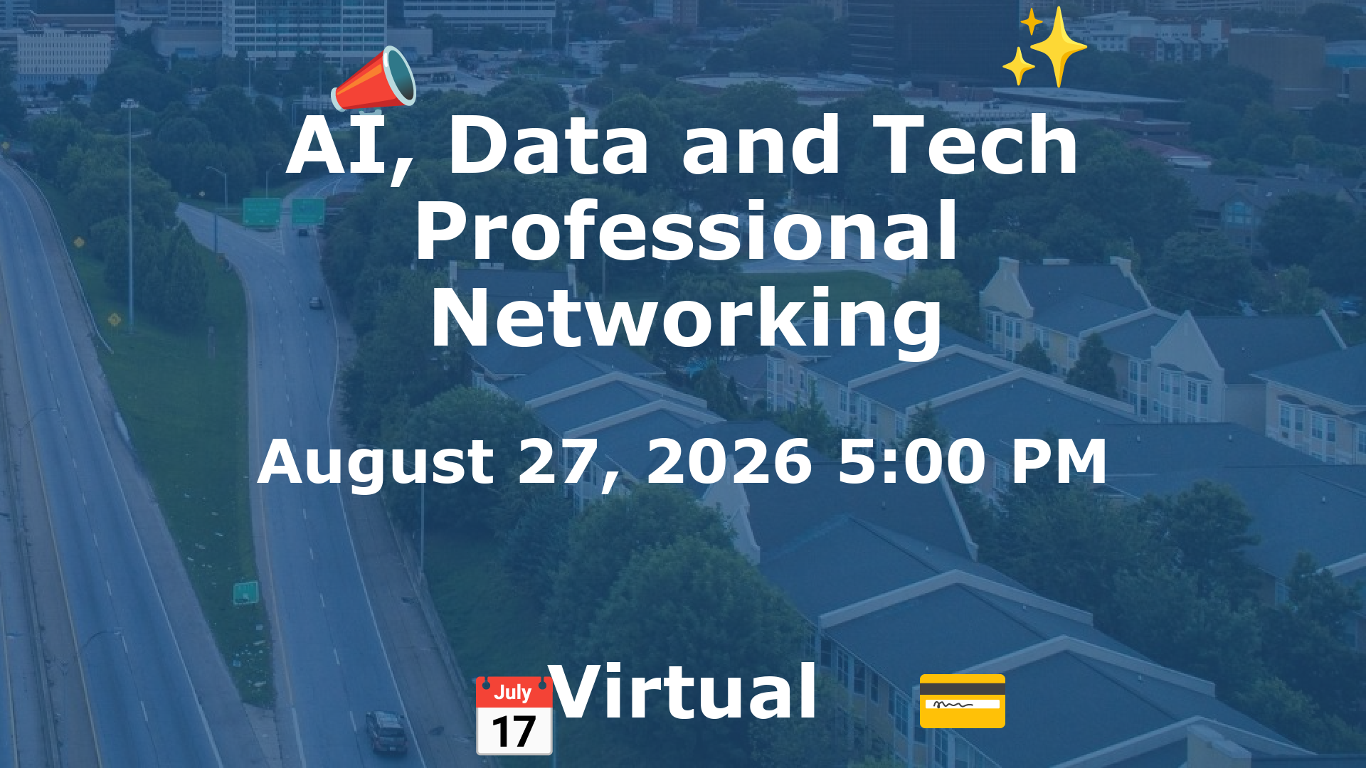 AI, Data and Tech Professional Networking event image
